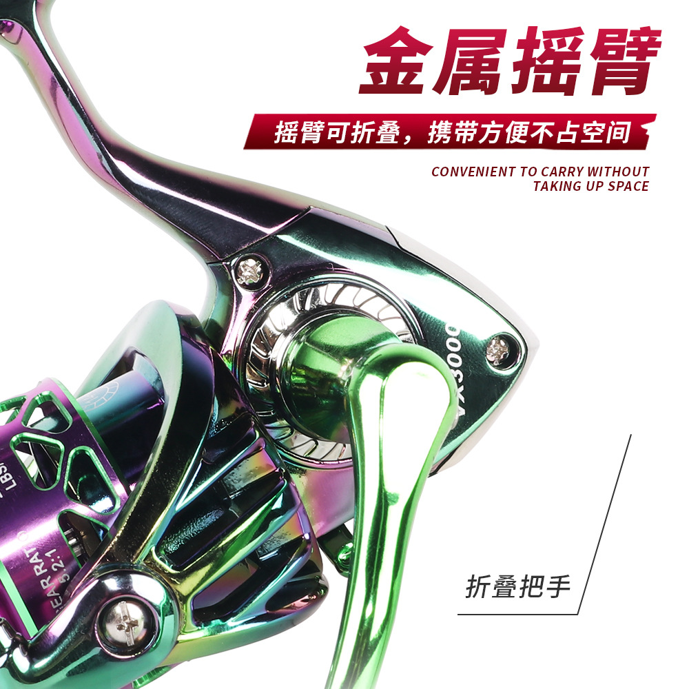 Zero Gap Colorful Metal Spinni - đánh giá và giá Trolling Reel